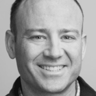 Black and white photo of Jason Pielemeier