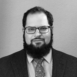 black and white photograph of Jochai Ben Avie