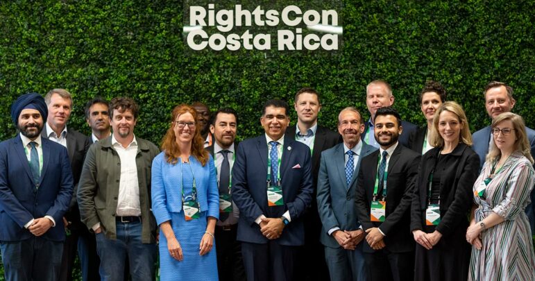 seventeen Tech Ambassadors during RightsCon