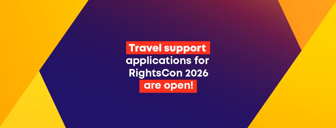 Launching travel support applications for RightsCon 2026